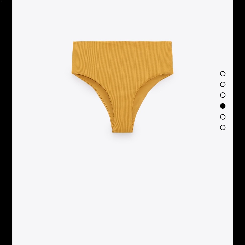 Zara high waisted bikini bottom - Picture 3 of 6